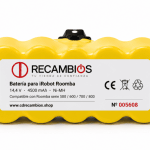 Batería de gran capacidad 4500 mAh Ni-MH para iRobot Roomba series 500 / 600 / 700 / 800 – CD Recambios