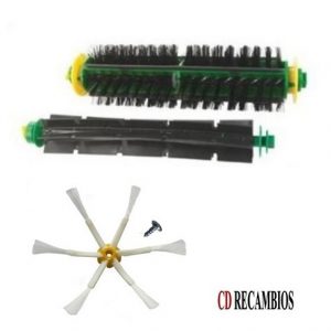 JUEGO CEPILLOS COMPATIBLE CON ROOMBA 500