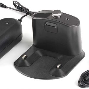 BASE DE CARGA  (reciclada)“con fuente de alimentacíon externa” ORIGINAL DE IROBOT ROOMBA. PARA LOS MODELOS 500/600/700/800/900
