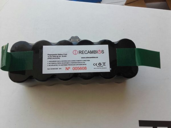 BATERIA GRAN CAPACIDAD 4500 mah. Ni-nh ROOMBA 500/600/700/800