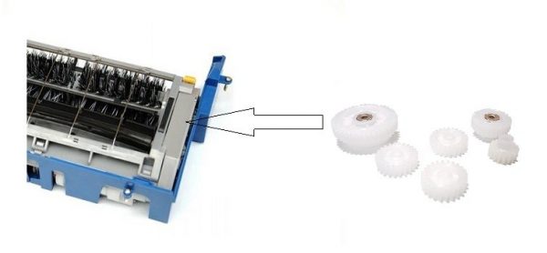 KIT ENGRANAJES PARA CARRO DE CEPILLOS IROBOT ROOMBA SERIES 500/600/700.