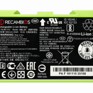 Batería Compatible para iRobot Roomba Serie E e I – 2.600 mAh 14,4 V | CD Recambios
