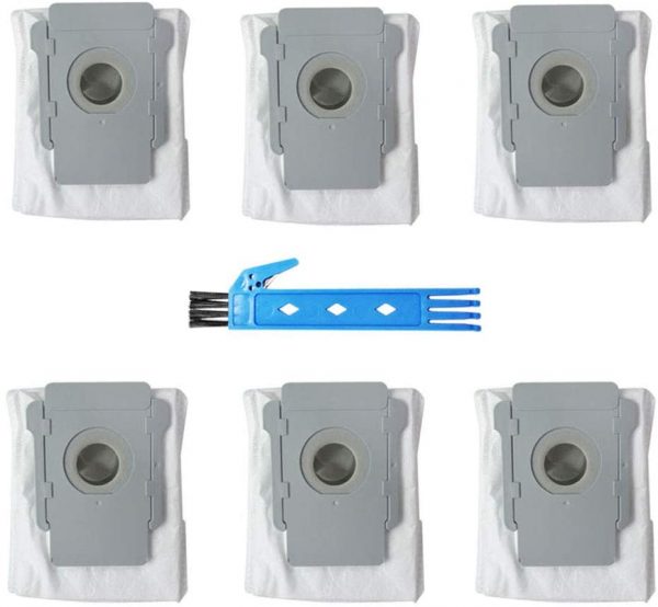 Kit de 6 Bolsas de eliminación de Suciedad de Repuesto para iRobot Roomba i7 (7150), i7 + / Plus (7550), s9 + (9550) Aspiradora Robot serie J