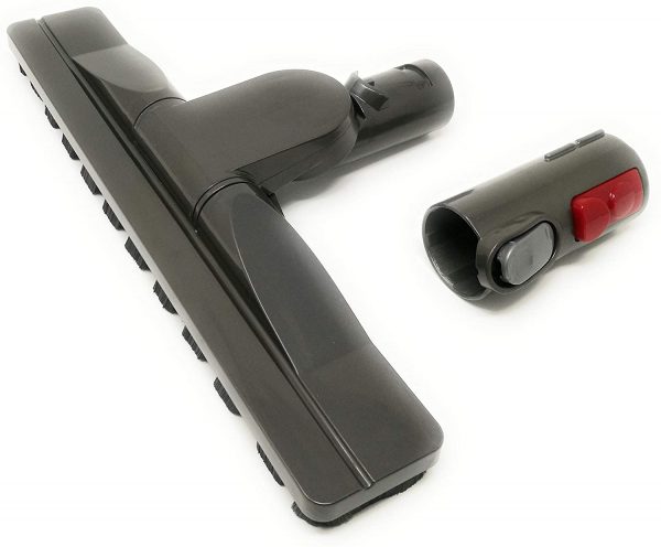 Cepillo flexible para parqué, cerámica cepillo compatible con aspiradoras Dyson (con adaptador para Big Ball, Big Ball 2, CY22 CY23)