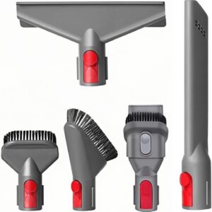 Kit de cepillos y accesorios compatibles para Dyson V7, V8, V10, V11, V15, DC19, DC33, DC35, DC37, DC39, DC45, DC47, DC49, DC52, DC56, DC58, DC59 y DC62 – CD Recambios