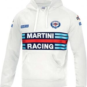 SUDADERA SPARCO SPORT CALLE REF  MARTINI RACING COLOR BLANCO