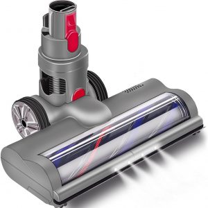 Cepillo compatible CD Recambios motorizado eléctrico Turbo Compatible para Dyson V7 V8 V10 V11 V15 Desenganche rápido con Rodillo cerdas