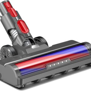 Cepillo con rodillo suave compatible con Dyson V7 V8 V10 V11 V15 para suelos duros como parquet