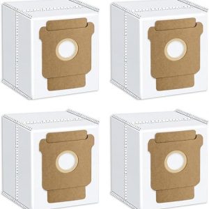 4 Bolsas para iRobot Roomba Combo 2 Essential Q0520, Roomba 105 Combo, Plus 405 Combo, Plus 505 Combo aspiradora cd recambios
