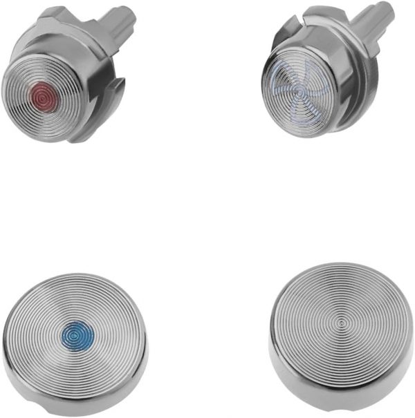 CD Recambios – Juego de Botones de Repuesto para Secador Dyson Supersonic™ HD01 / HD02 / HD03 / HD04 / HD08 (Botón Aire Frío + Aire Caliente + Interruptor de Potencia + Viento)