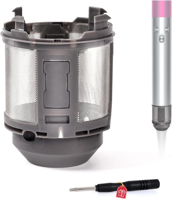 CD Recambios – Filtro Interior de Repuesto Compatible con Dyson Airwrap™ HS01 / HS05 + Destornillador T6
