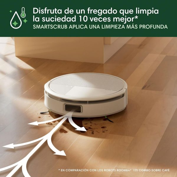 iRobot Roomba MAX 705 Combo con Base AutoWash y Agua Caliente – La limpieza más avanzada del mercado - Imagen 4
