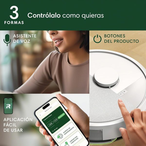 iRobot Roomba 105 Combo – Aspirado y Fregado con Mapeo LiDAR y SmartScrub - Imagen 5