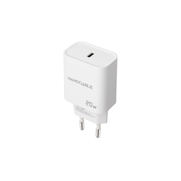 Cargador de Pared USB-C PD 20W – Carga Rápida