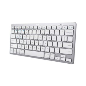 Trust Mini Teclado Ultrafino Inalambrico - Conectividad Bluetooth 4.0 - Idioma Español - Color Gris