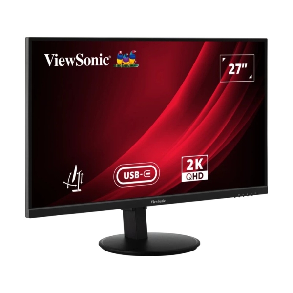 ViewSonic VG2709-2K-MHDU-2 Monitor LED 27" IPS QHD 2K HDR - Respuesta 4ms - Altavoces 5W - 16:9 - Ajustable en Altura, Giratorio e Inclinable - HDMI, Audio, USB-C - Angulo de Vision 178º - VESA 100x100mm - Imagen 2