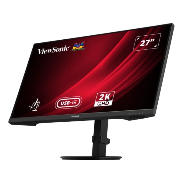ViewSonic VG2709-2K-MHDU-2 Monitor LED 27" IPS QHD 2K HDR - Respuesta 4ms - Altavoces 5W - 16:9 - Ajustable en Altura, Giratorio e Inclinable - HDMI, Audio, USB-C - Angulo de Vision 178º - VESA 100x100mm - Imagen 3