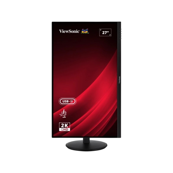 ViewSonic VG2709-2K-MHDU-2 Monitor LED 27" IPS QHD 2K HDR - Respuesta 4ms - Altavoces 5W - 16:9 - Ajustable en Altura, Giratorio e Inclinable - HDMI, Audio, USB-C - Angulo de Vision 178º - VESA 100x100mm - Imagen 4