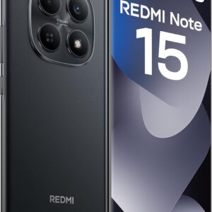 Xiaomi Redmi Note 15 5G – 8GB RAM – 256GB – Pantalla AMOLED 6.77" – Cámara 108MP – Batería 5520mAh – Negro