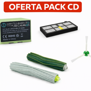 OFERTA PACK CD RECAMBIOS BATERA, MAS KIT CEPILLOS, MAS FILTRO AIRE, MAS CEPILLO LATERAL, SERIE I  E