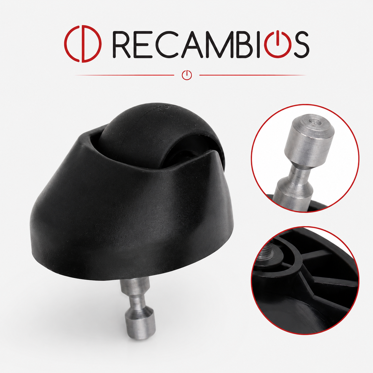 Rueda Delantera Compatible iRobot Roomba Combo 105, 205, 405 y 505
