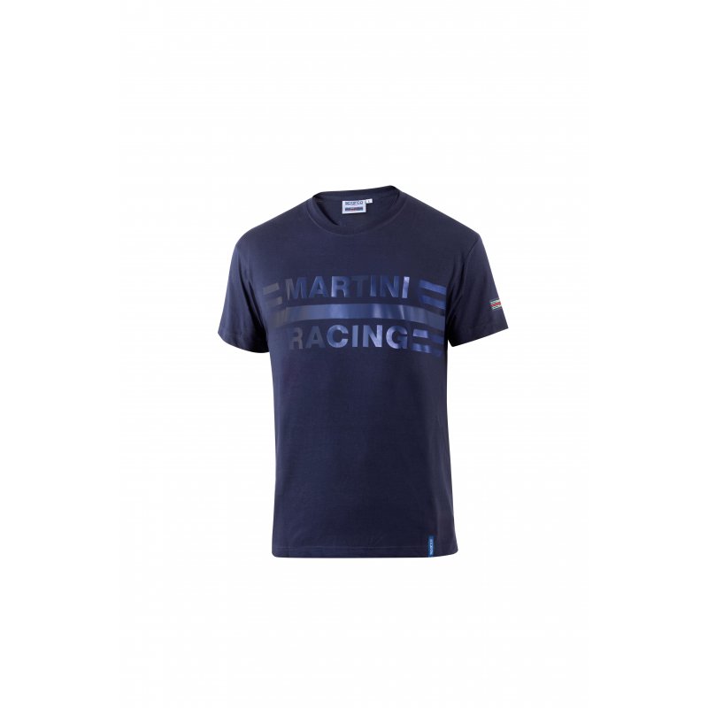 Camiseta Sparco Martini-R Logo Azul