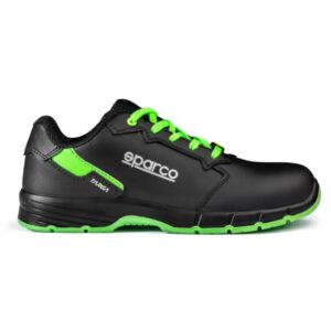¡Oferta! Zapato de Seguridad Sparco TARGA ARTURO S3S Negro/Verde – Protección, confort y diseño deportivo