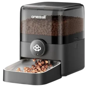 Dispensador Automático de Comida para Mascotas Oneisall F1-M WiFi 3L Negro