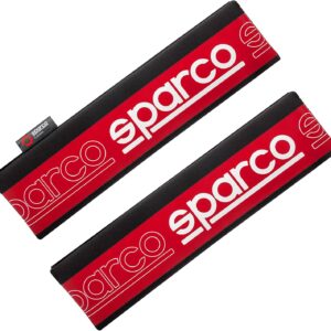 Almohadillas para Cinturón Sparco New SPC Gris/Rojo/Azúl – Juego de 2 unidades