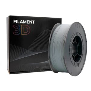Filamento PETG gris 1,75 mm 1 kg para impresión 3D