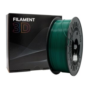 Filamento PETG verde 1,75 mm 1 kg para impresión 3D