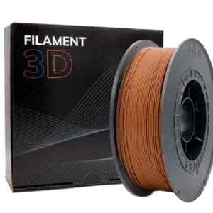 Filamento PLA marrón 1,75 mm 1 kg para impresión 3D