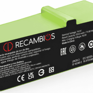 Batería compatible para iRobot Roomba 500 / 600 / 700 / 800 / 900 · 6900 mAh · Litio
