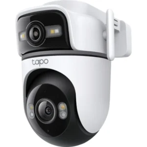 Cámara TP-Link Tapo TC47 de doble lente vista en perspectiva