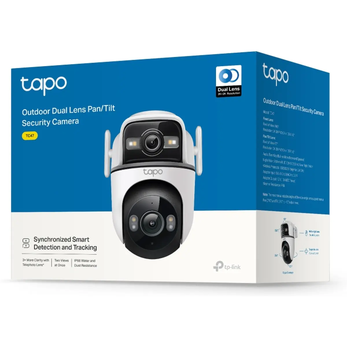 Caja de la cámara de vigilancia TP-Link Tapo TC47
