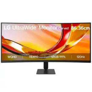 Monitor LG UltraWide Curvo 34” WQHD 120 Hz – 21:9, HDR10 y FreeSync Premium
